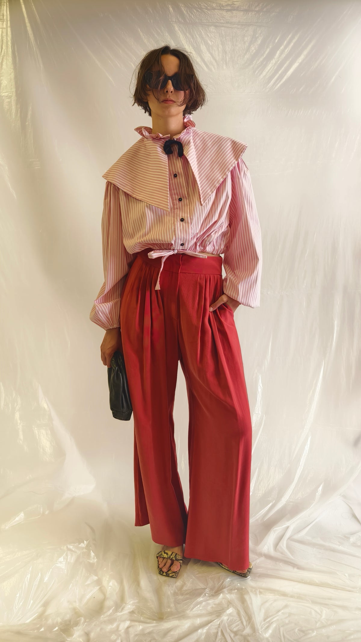 Pantalone Wide leg Rossi