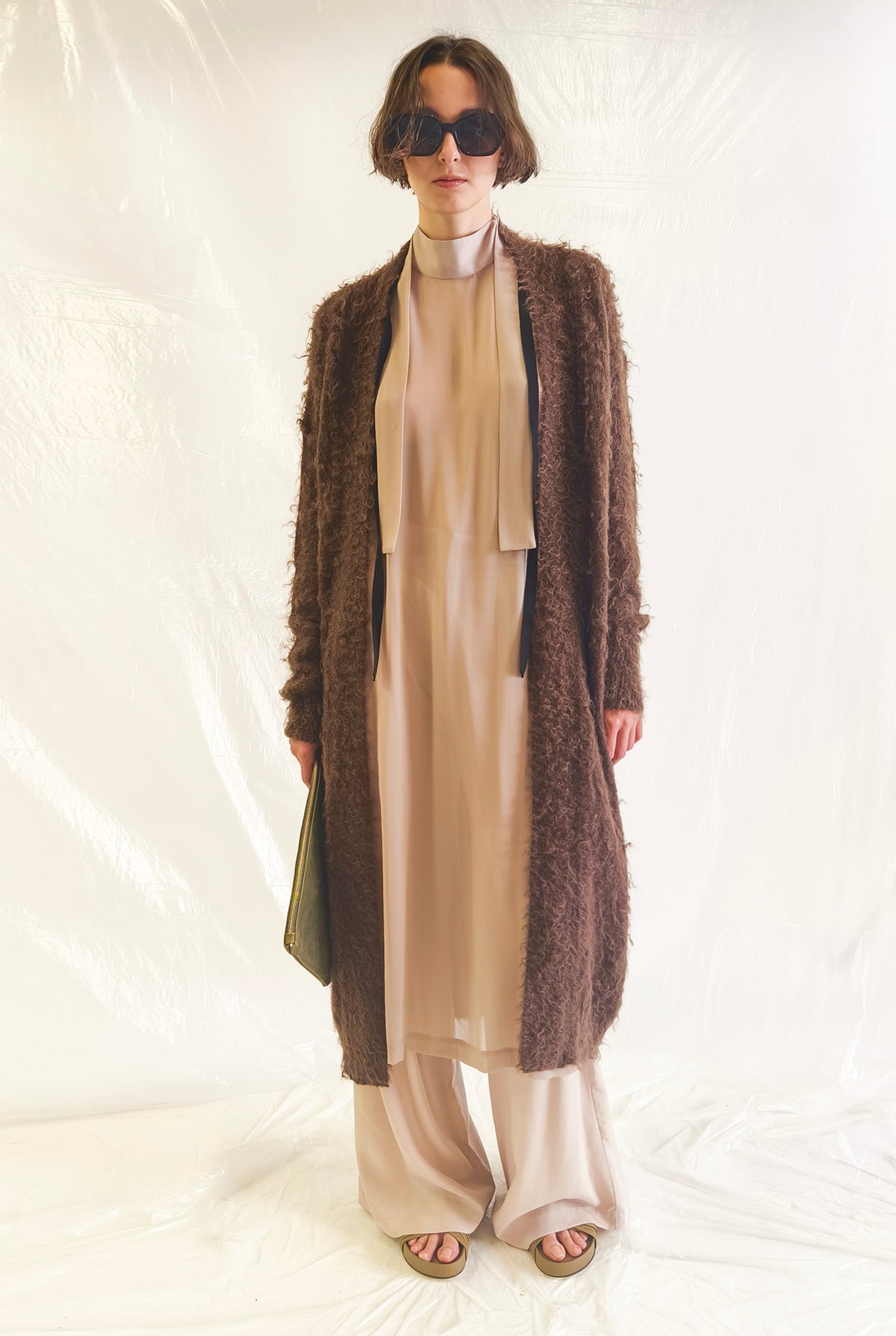 Cardigan Bouclè Brown