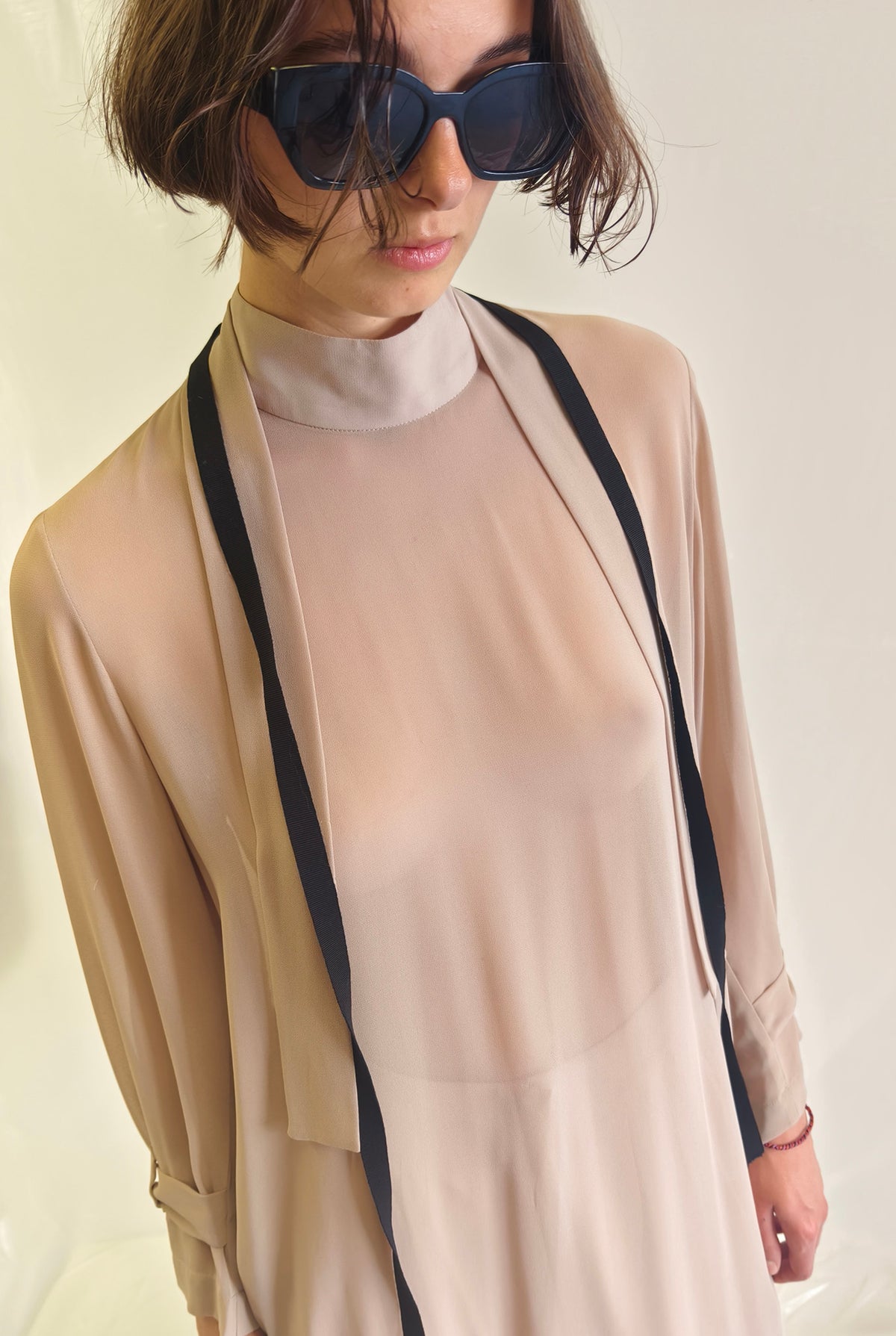 Georgette Dress Sand