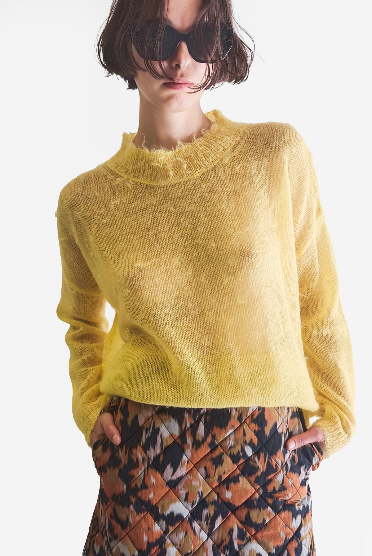 Tricot Bouclè Yellow