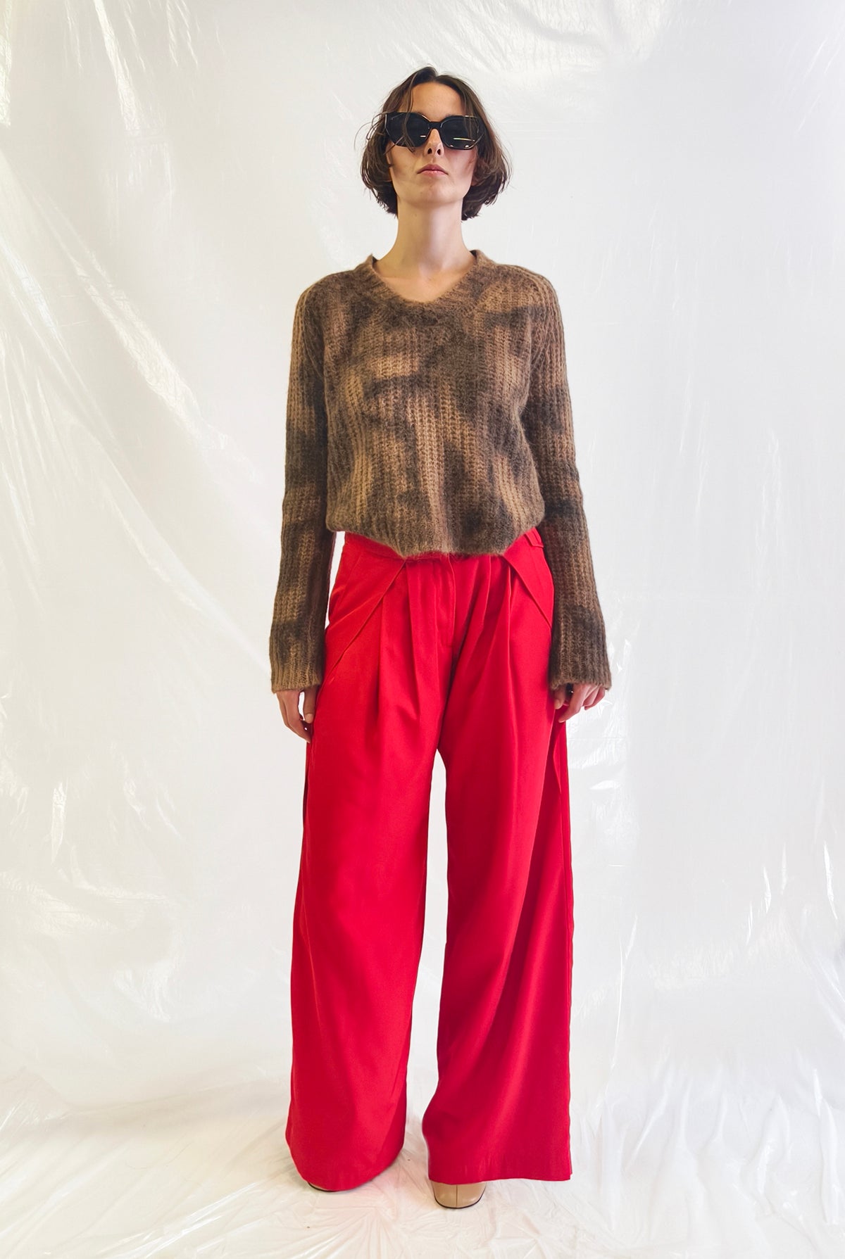 Wide Leg Red