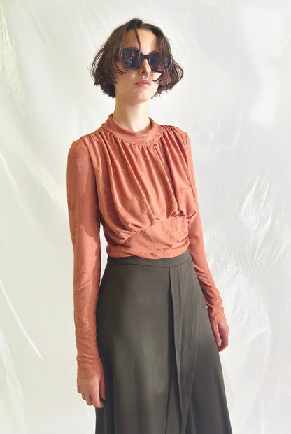 T-shirt draped