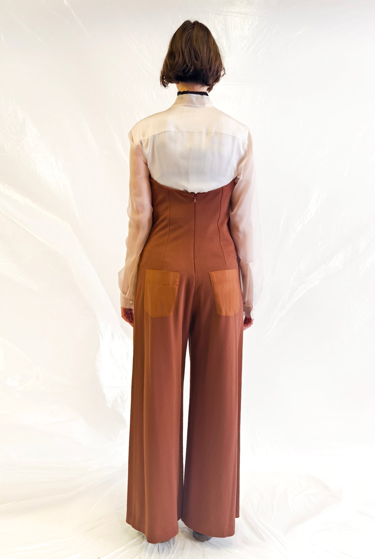 Rust Jumpsuit