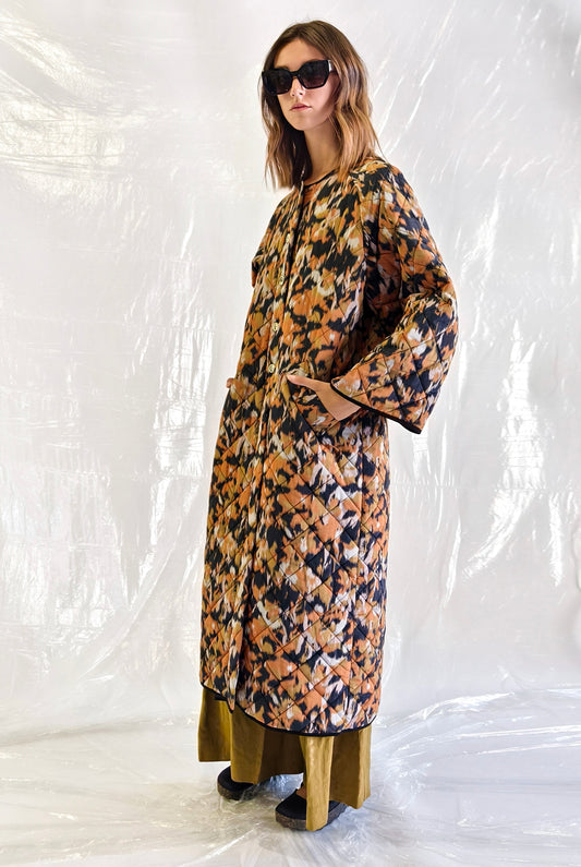 Quilted Long Coat