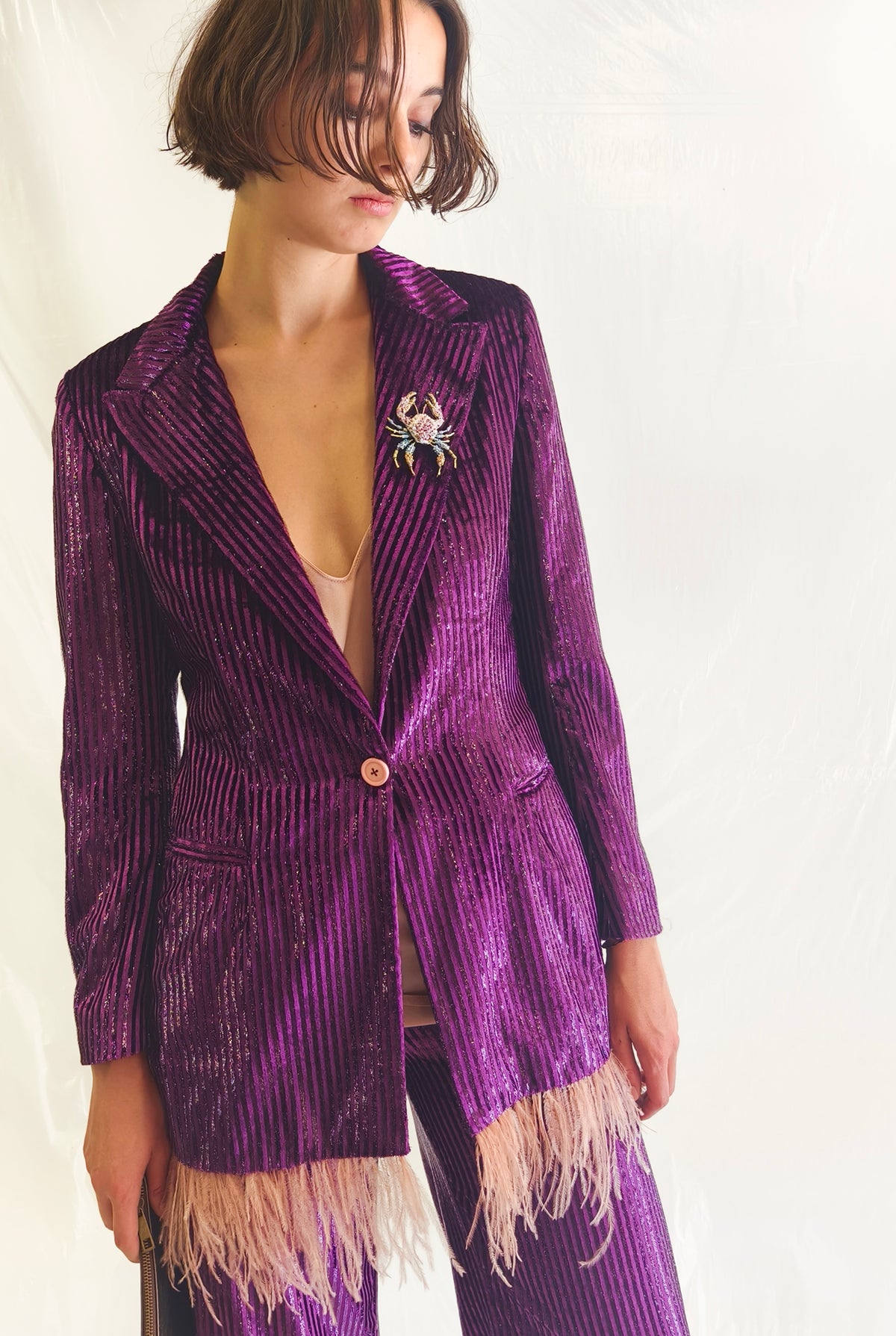 Purple Blazer