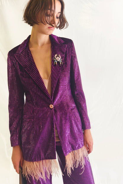 Purple Blazer