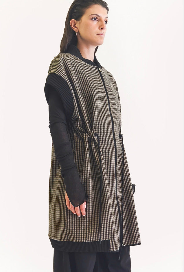 Pied-de-Poule Gilet