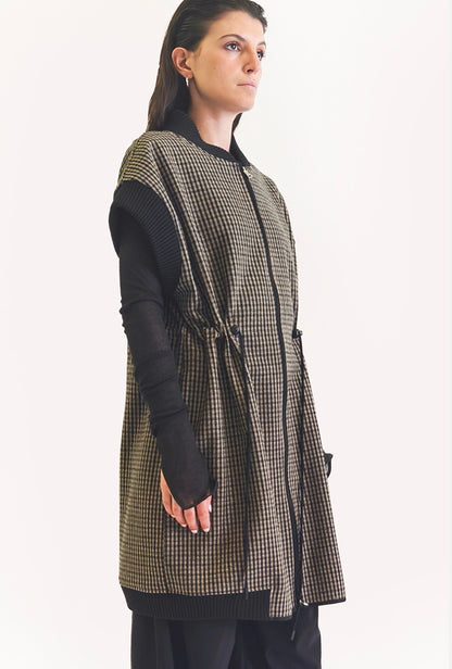 Pied-de-Poule Gilet