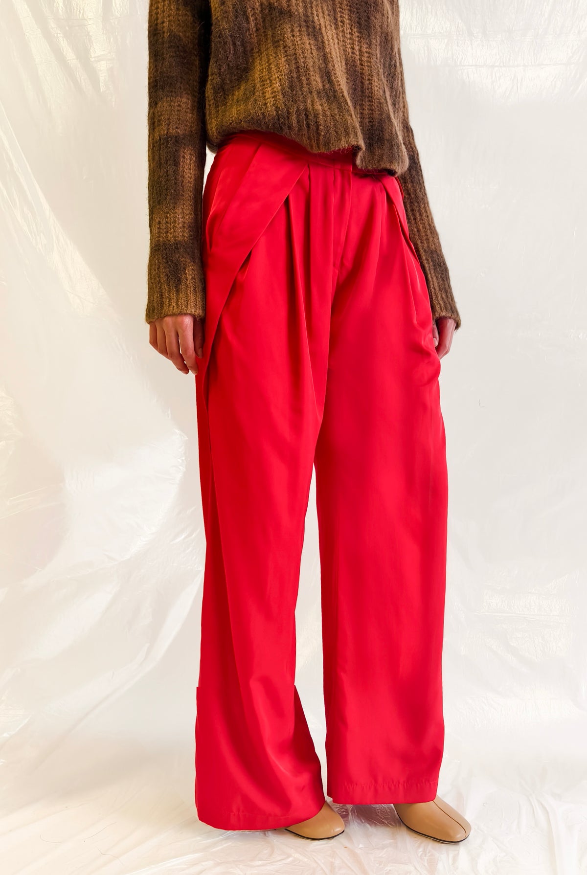 Wide Leg Red