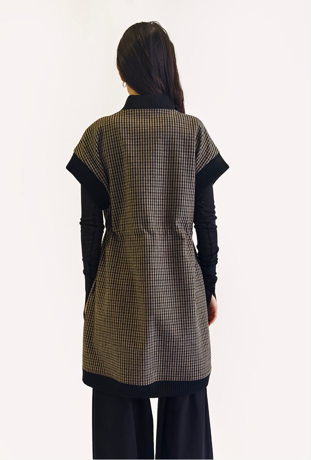 Pied-de-Poule Gilet