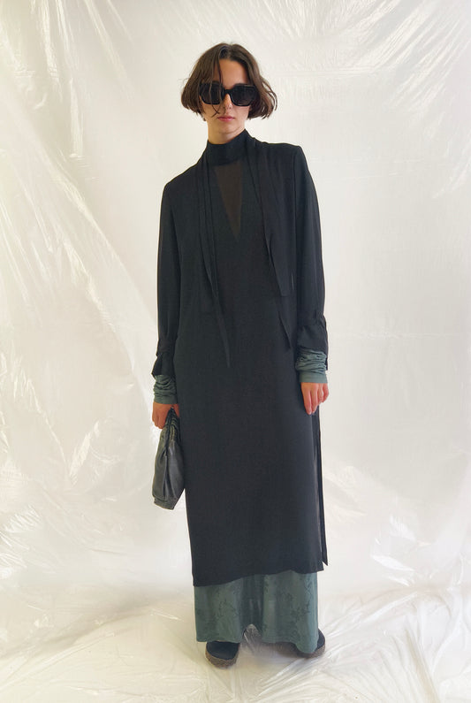 Dress Georgette Black