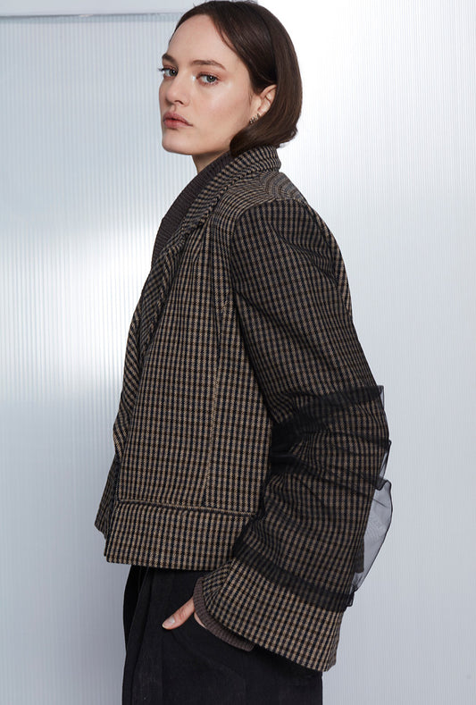 Pied-de-Poule Blazer