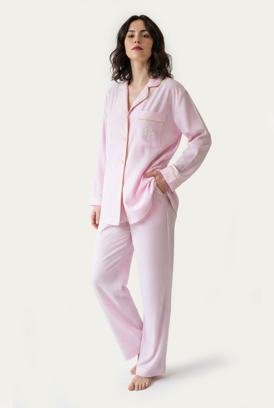 Tris Stripes pijamas pink