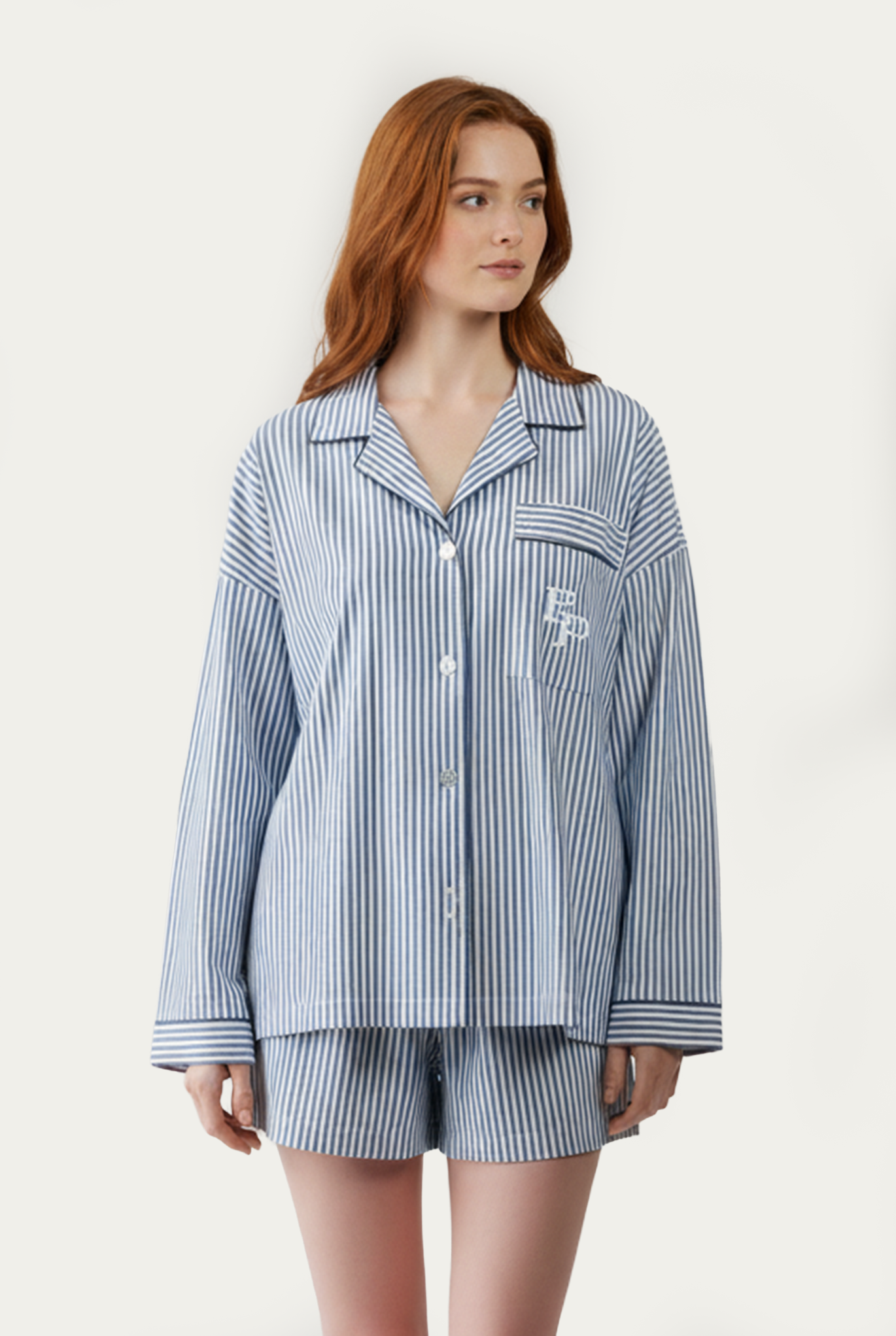 Tris Stripes pijamas blue