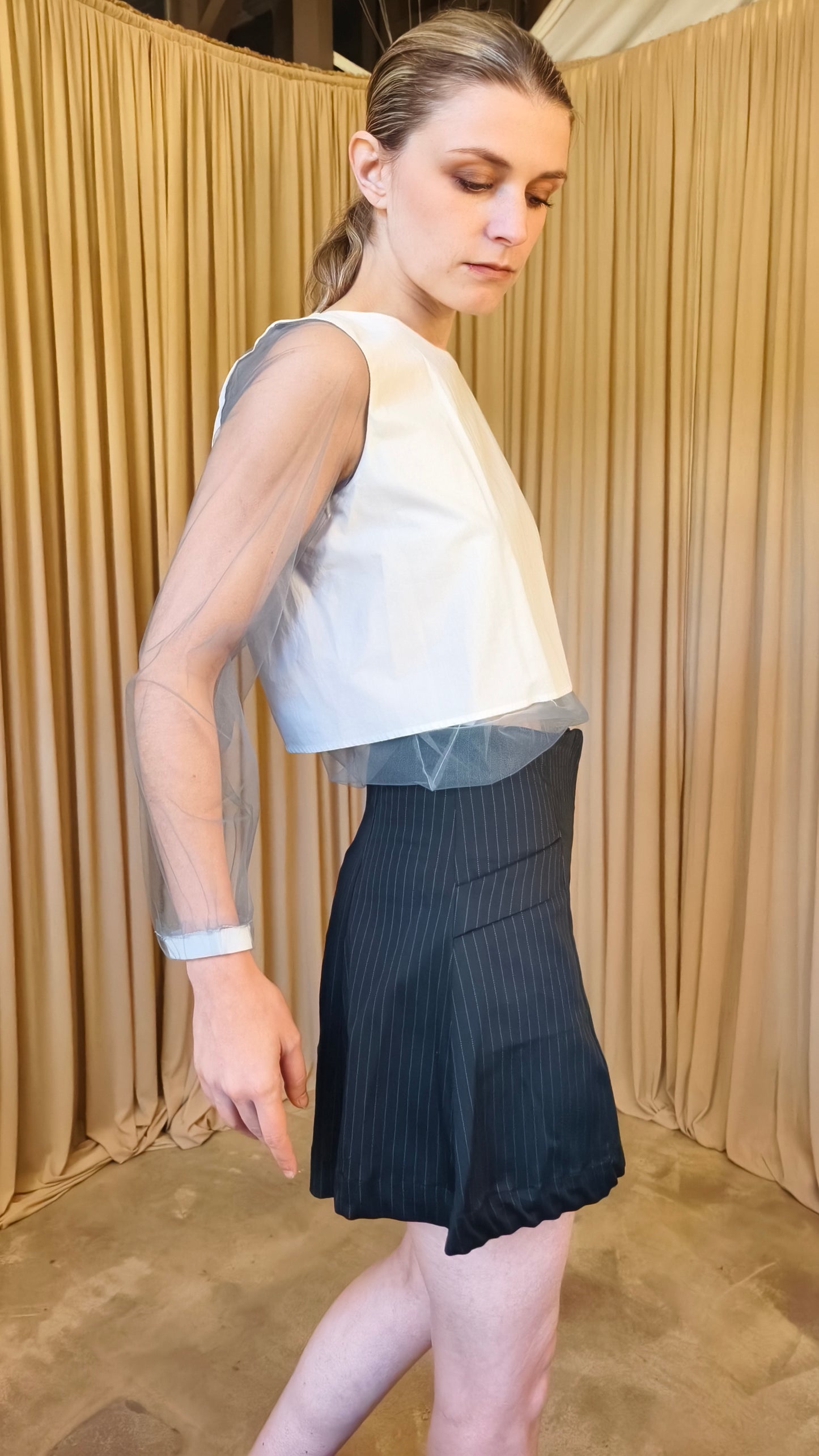 T-shirt in tulle