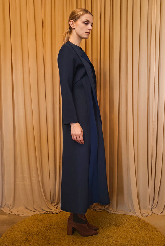 Abito girocollo in neoprene