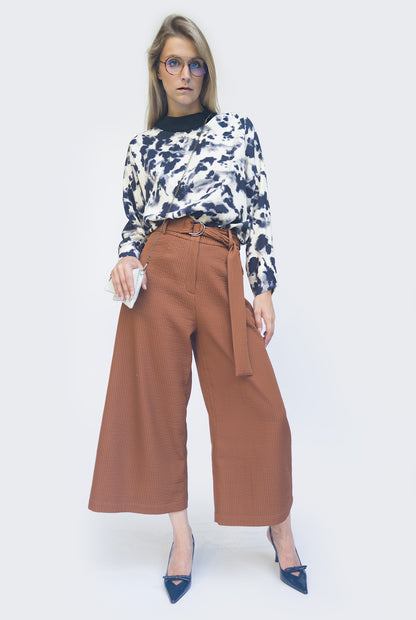Cropped Flare Pants