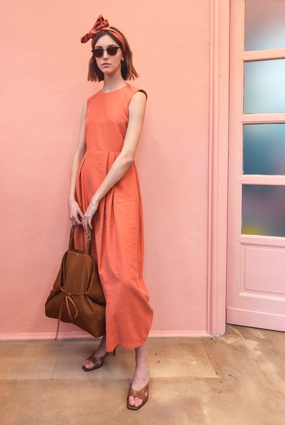 Tulip Orange Dress