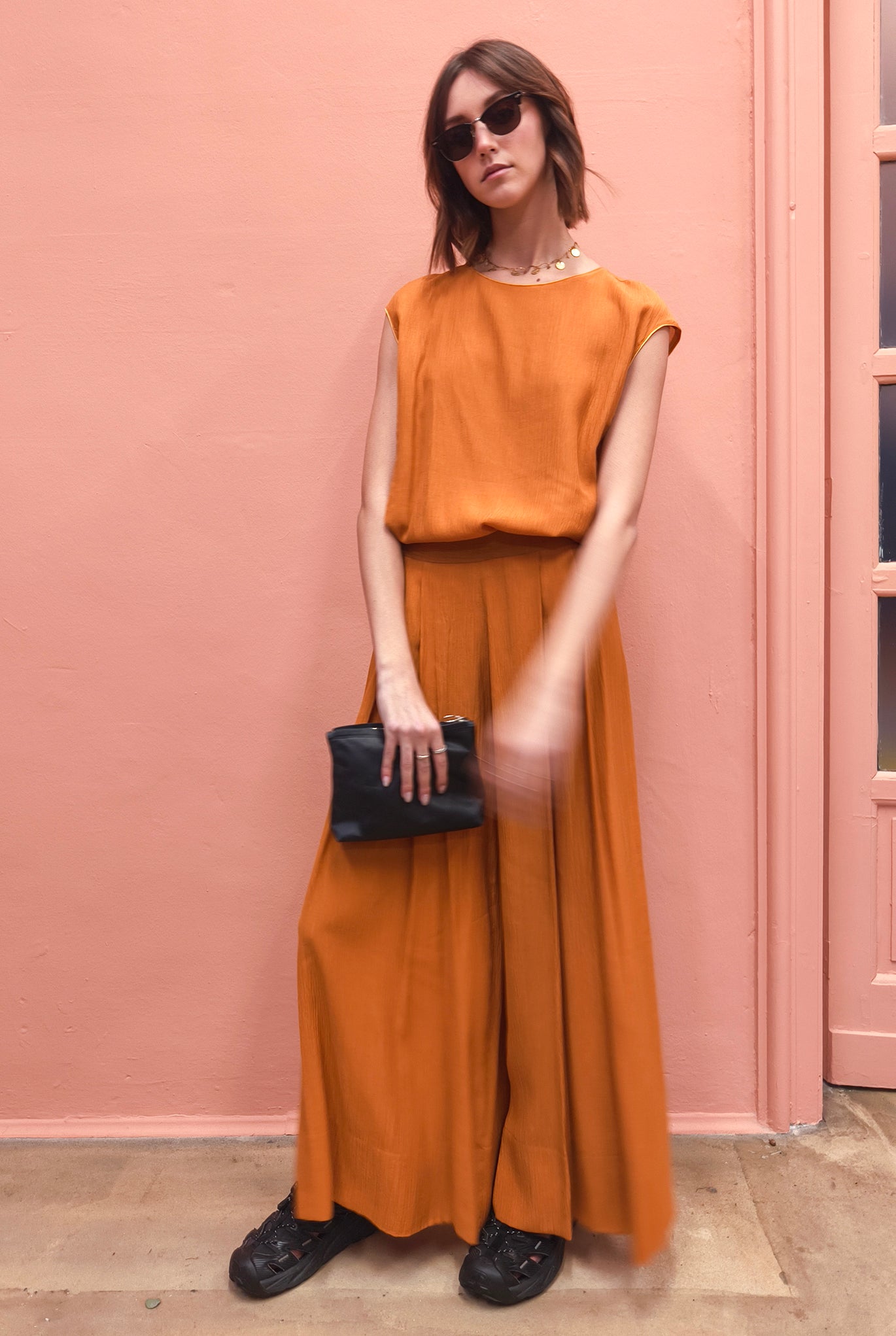 Orange Pants