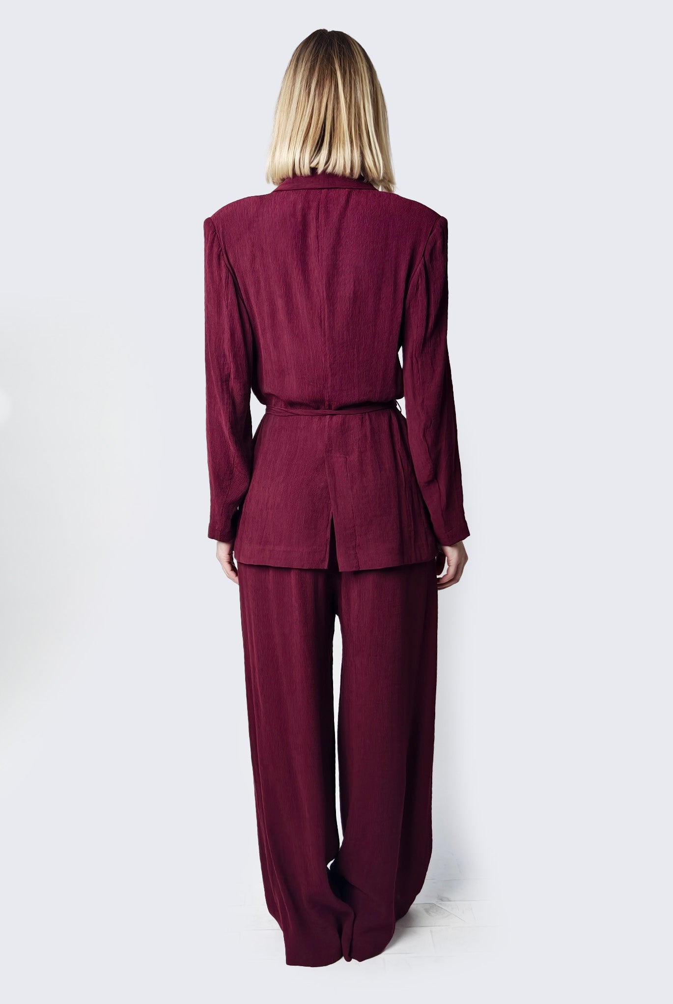 Burgundy Blazer
