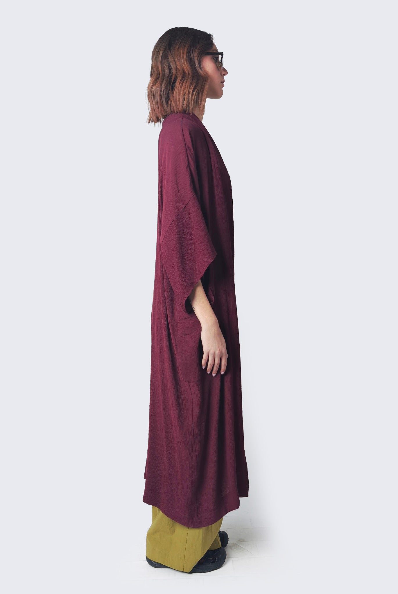Burgundy Cardigan
