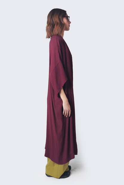 Burgundy Cardigan