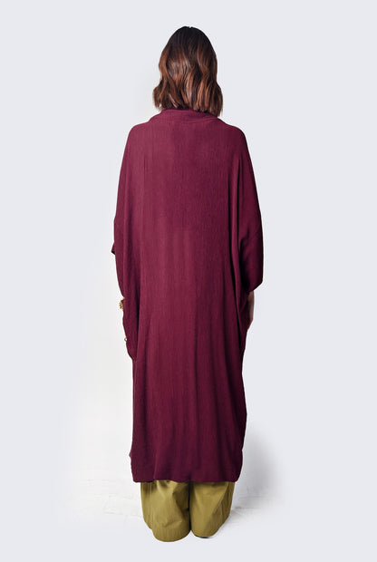 Burgundy Cardigan