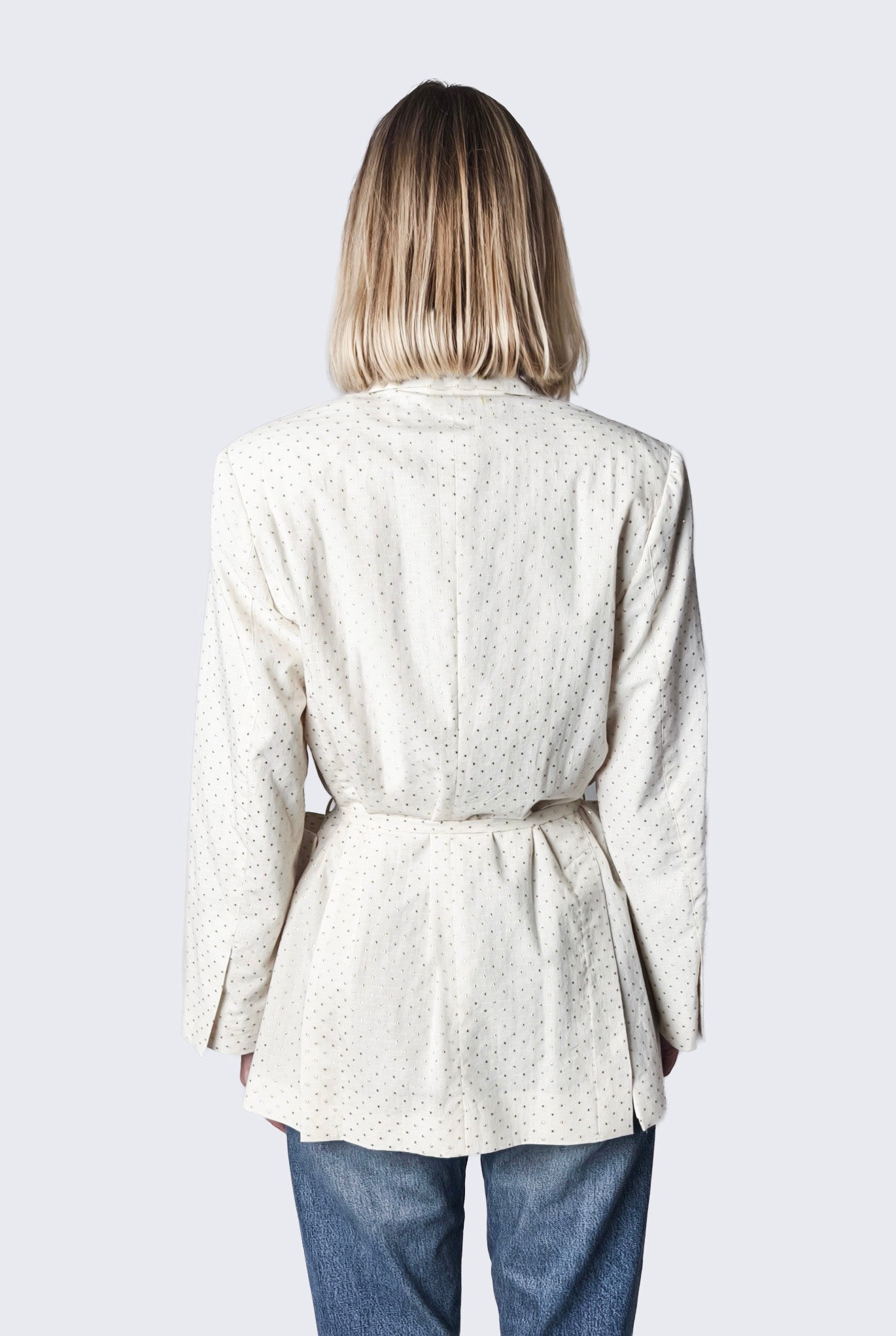 Gold Pois Blazer