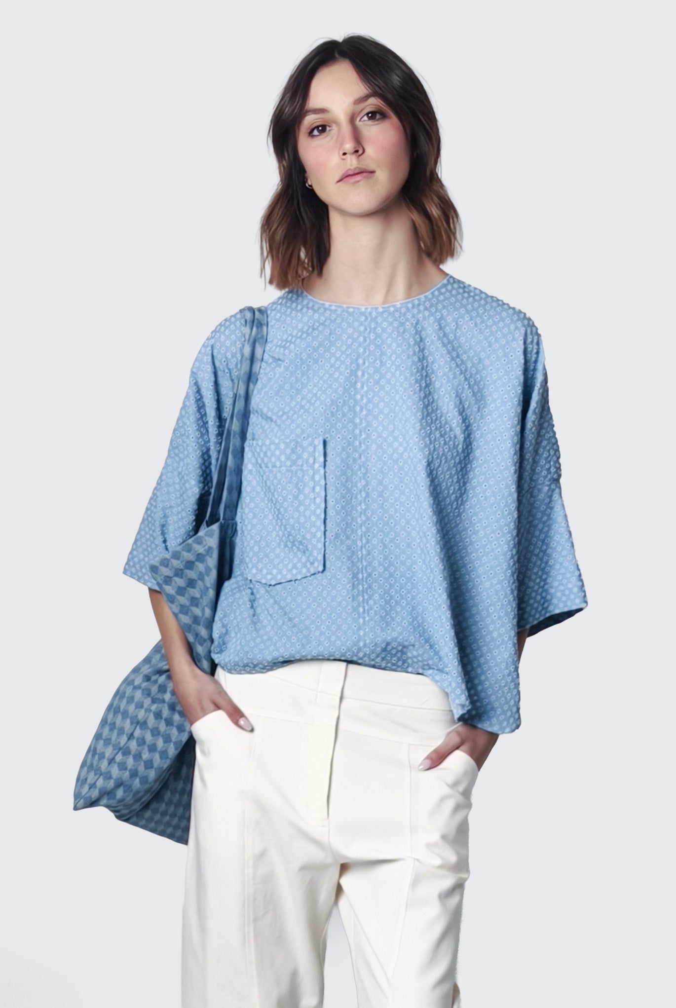 Light Denim Blouse