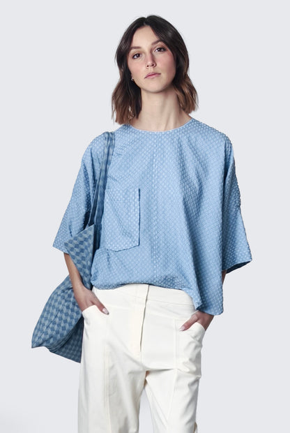 Light Denim Blouse