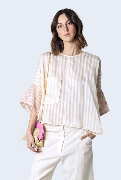 Blusa Pink Pailettes