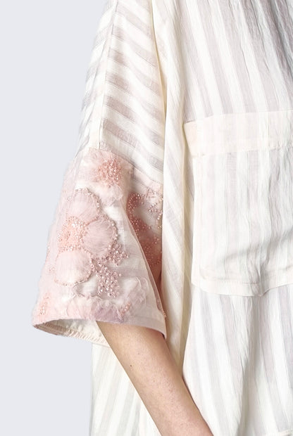 Blusa Pink Pailettes