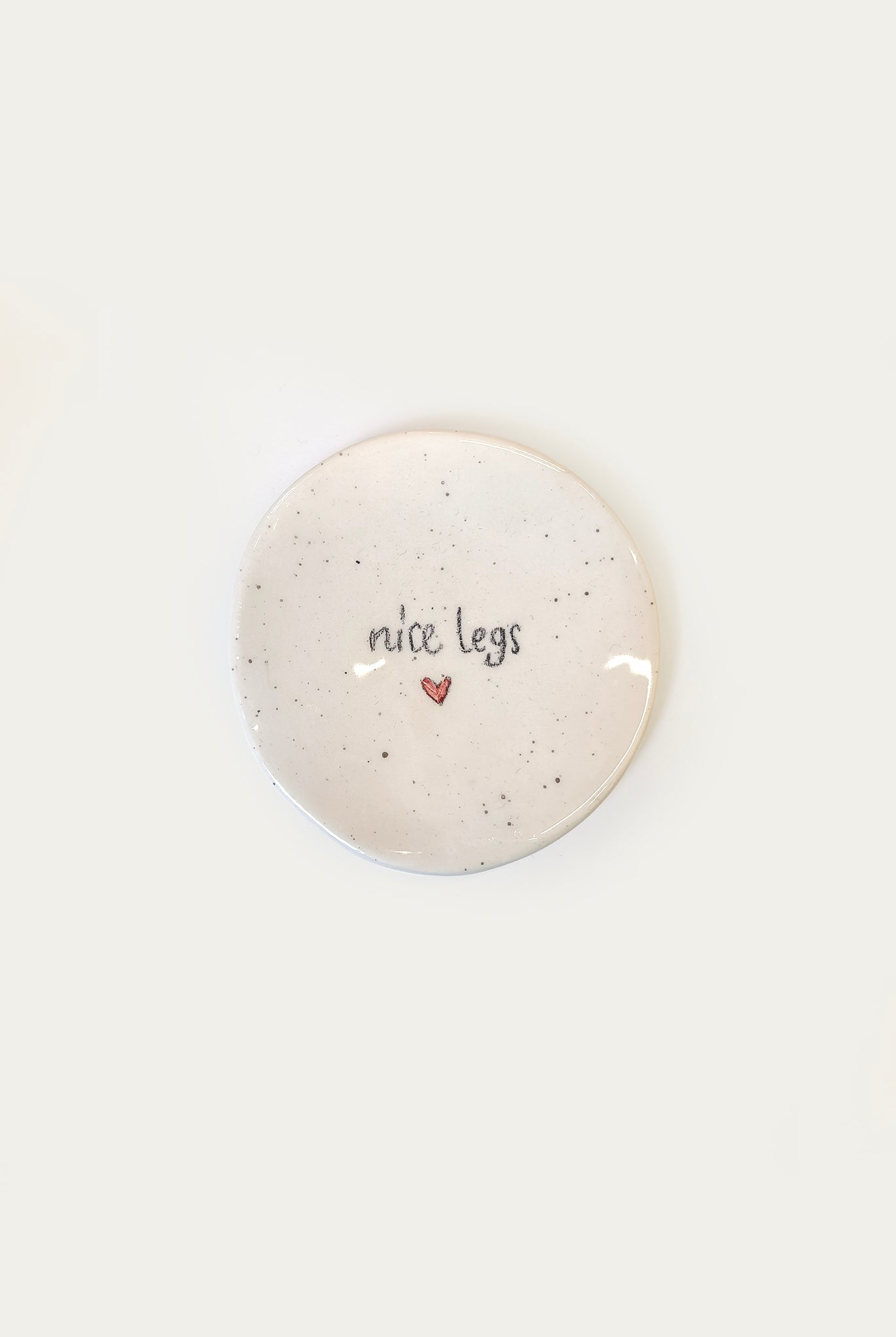 Sbrocca nice legs - Small ceramic plate