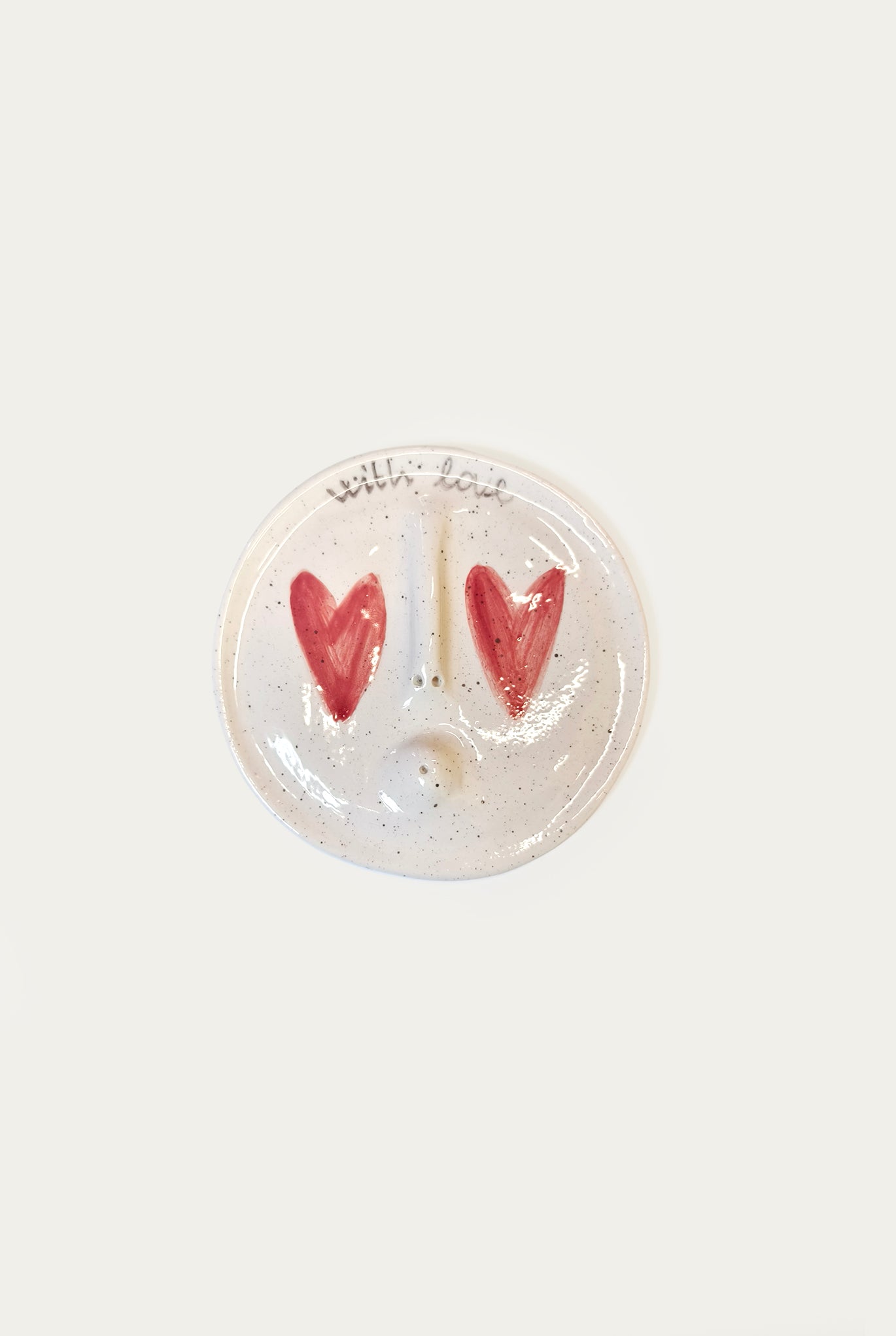 Sbrocca - Ceramic incense holder plate