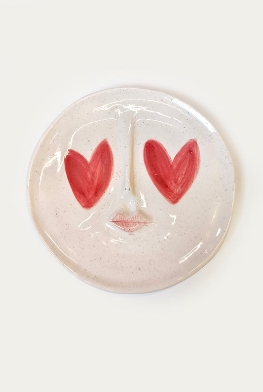 Sbrocca Heart Eyes - Ceramic plate