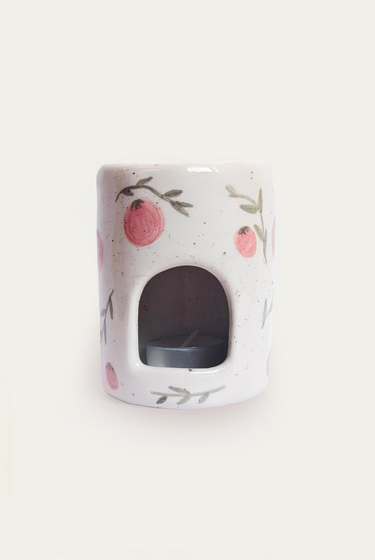 Sbrocca - Ceramic candle holder peach