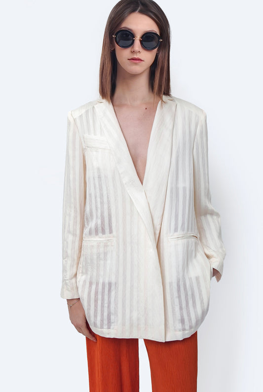 Stripes Blazer Rose