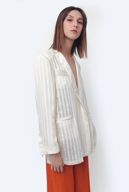 Stripes Blazer Rose
