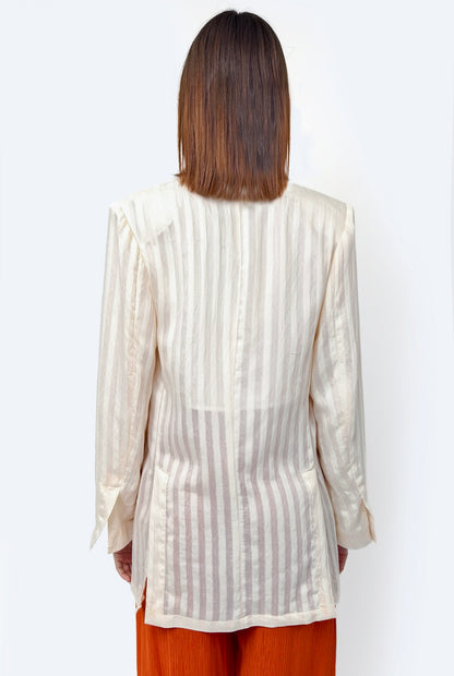 Stripes Blazer Rose