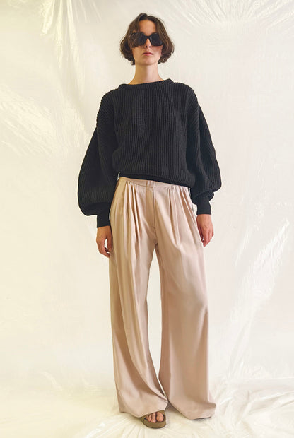 Almond Wide Leg