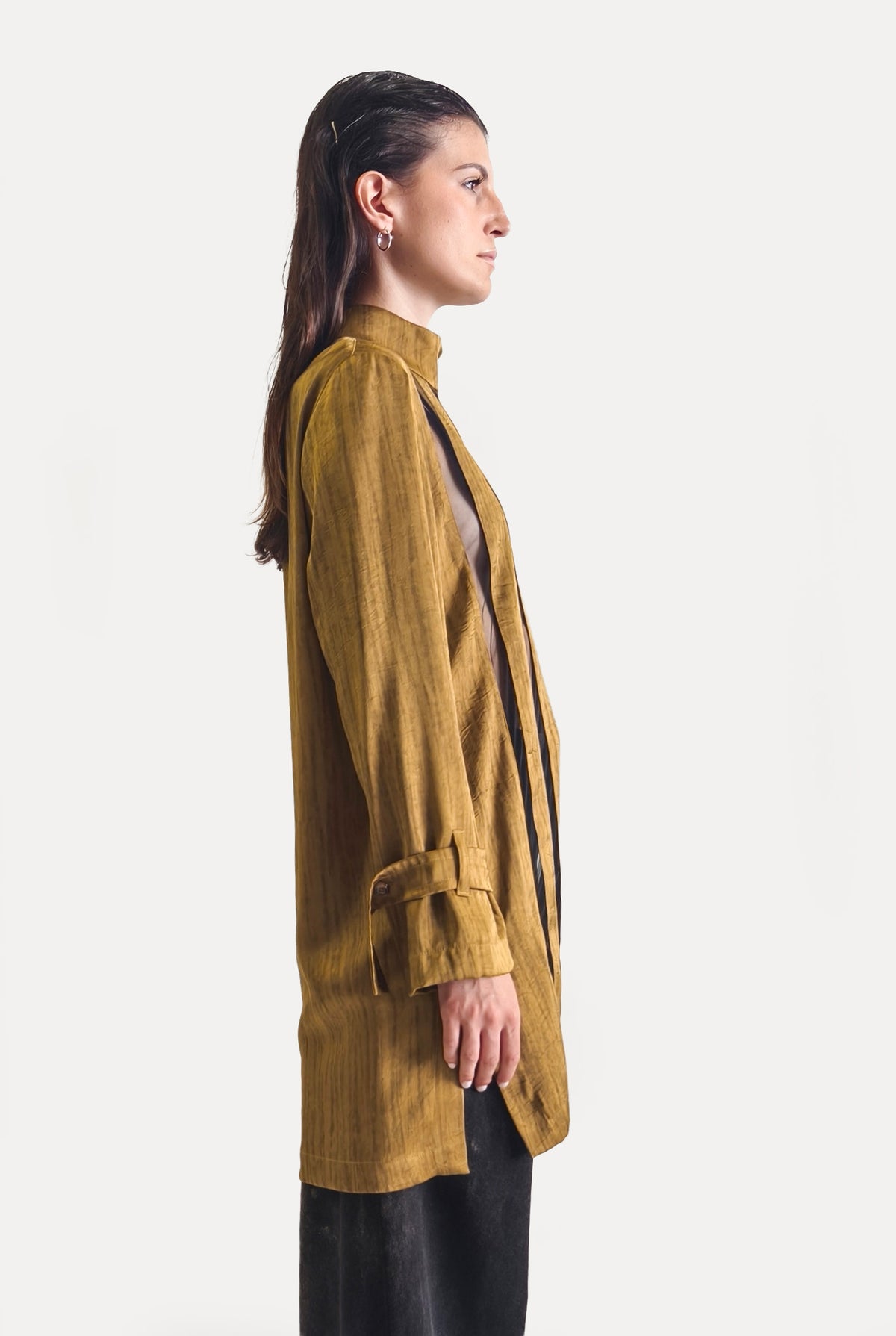 Maxi Stripes Blouse Gold