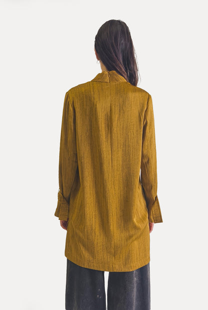Maxi Stripes Blouse Gold