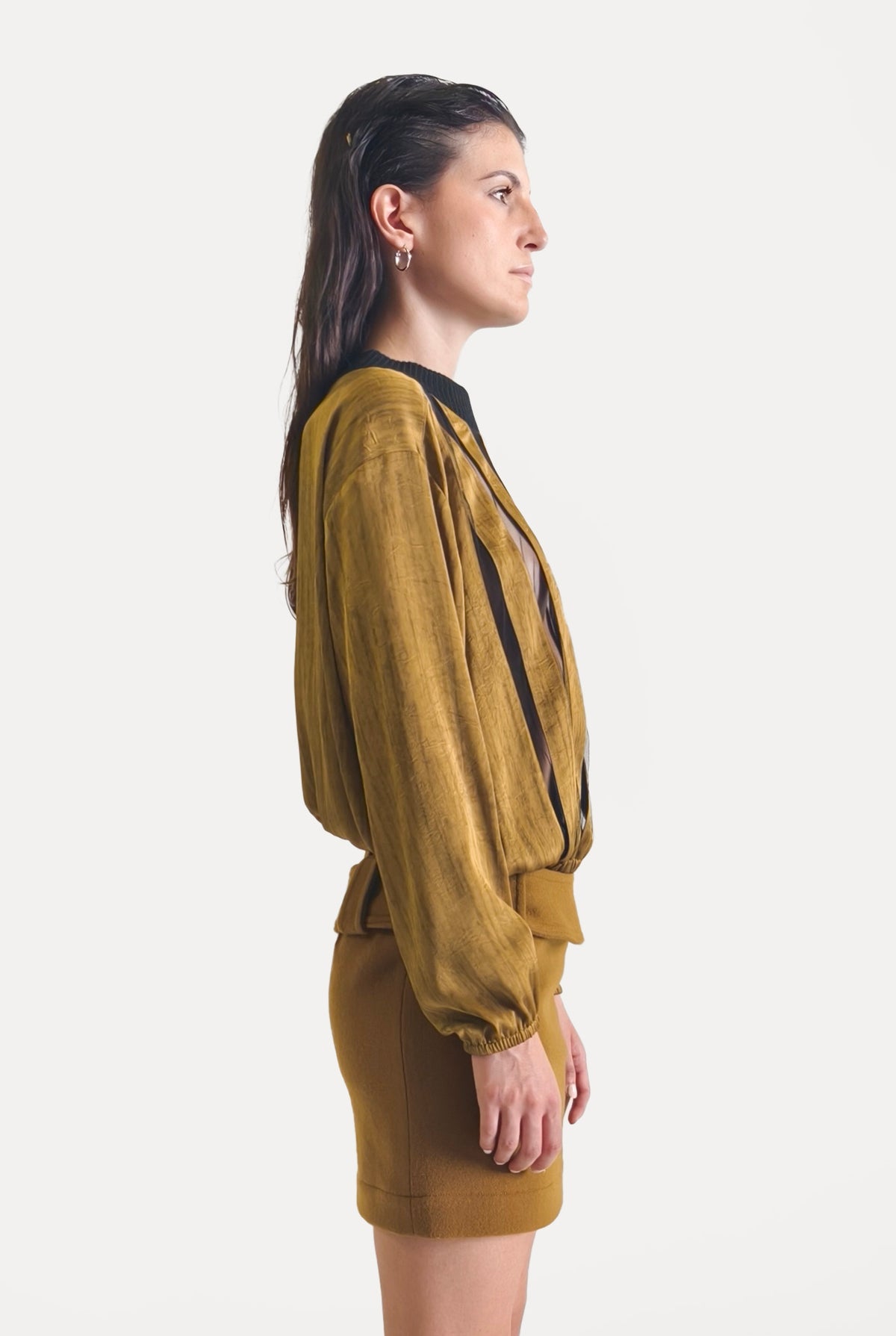 Stripes Sweater Gold