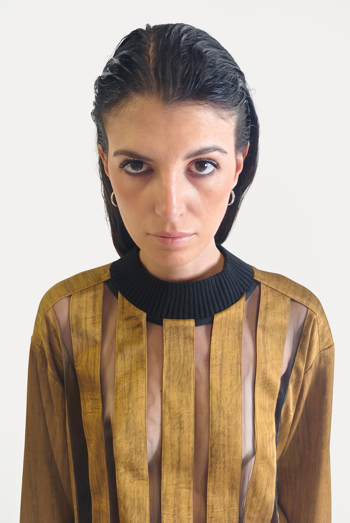 Stripes Sweater Gold
