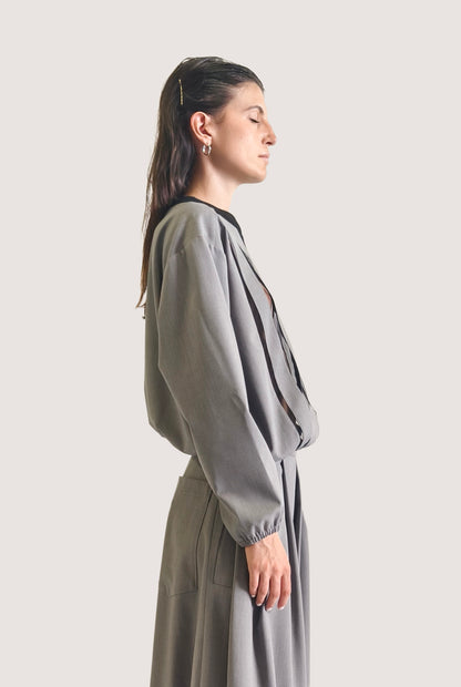 Stripes Sweater Grey