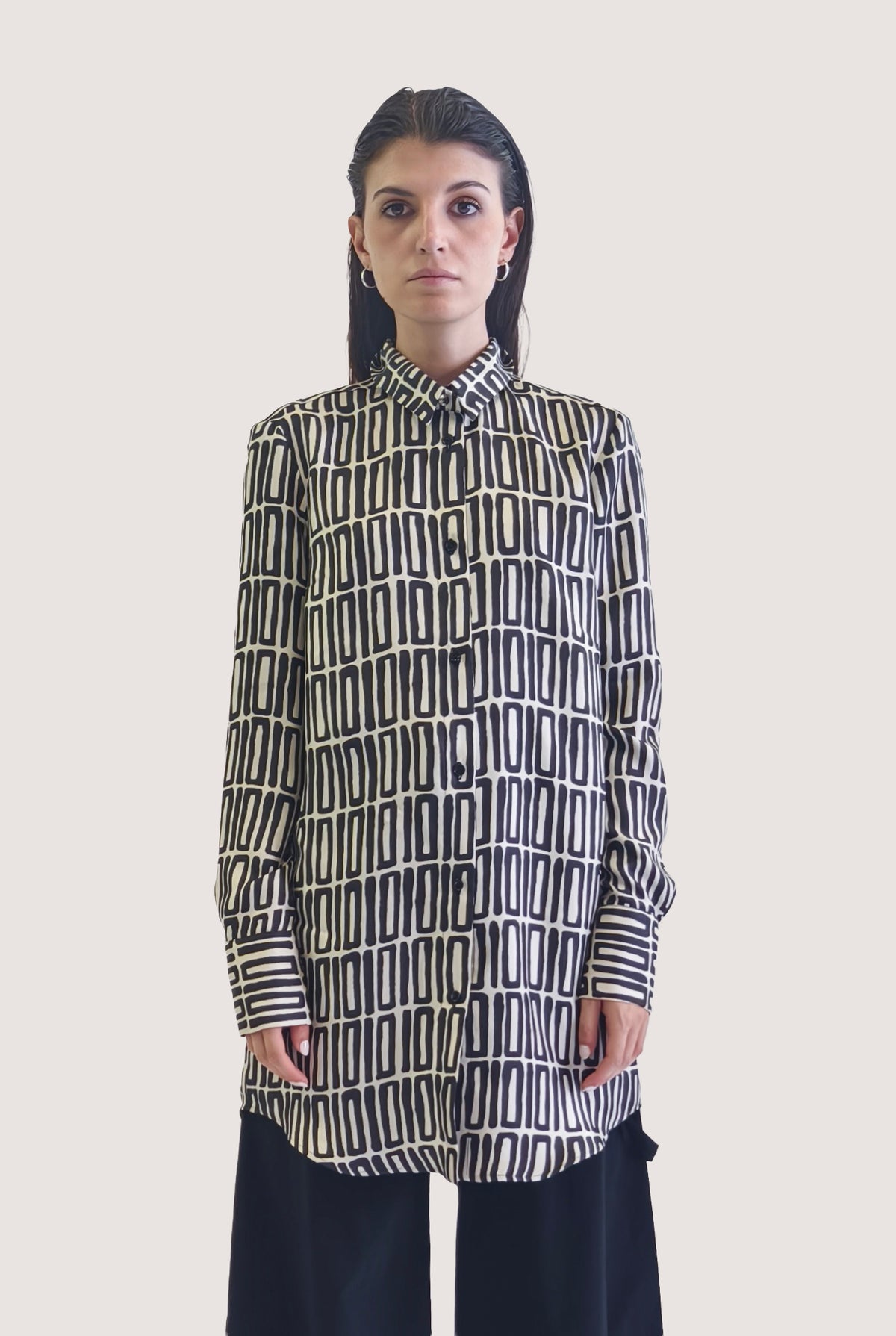 Geometric Pattern Shirt