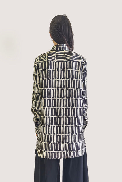 Geometric Pattern Shirt