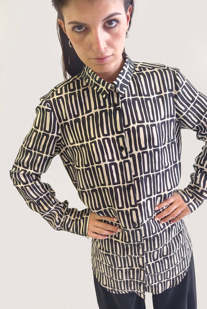 Geometric Pattern Shirt