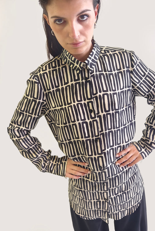 Geometric Pattern Shirt