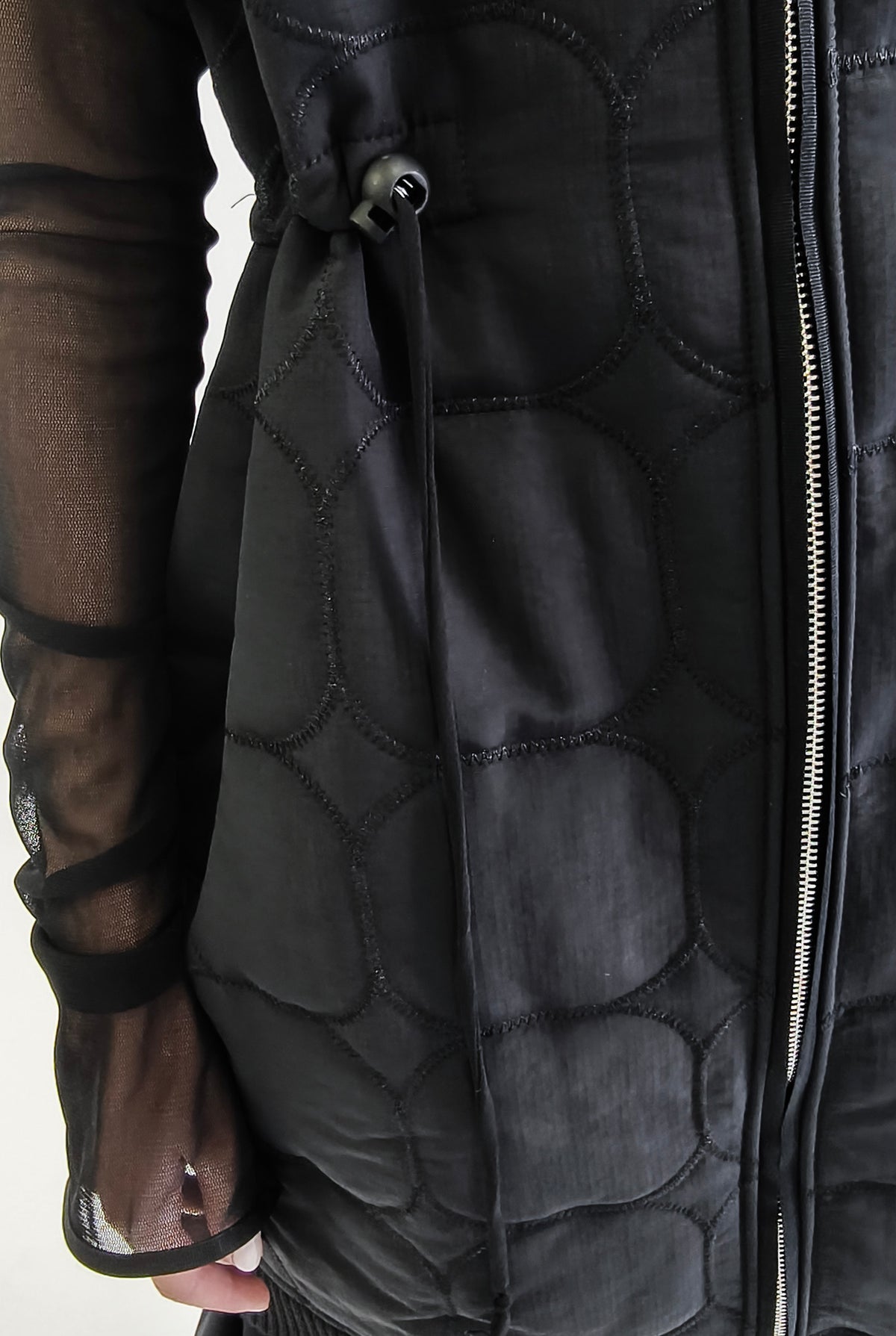 Quilted Gilet Black